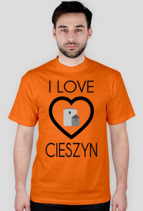 I LOVE CIESZYN / czarny napis /