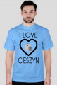 I LOVE CIESZYN / czarny napis /