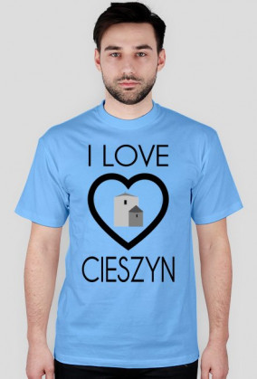 I LOVE CIESZYN / czarny napis /