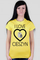 I LOVE CIESZYN / czarny napis /