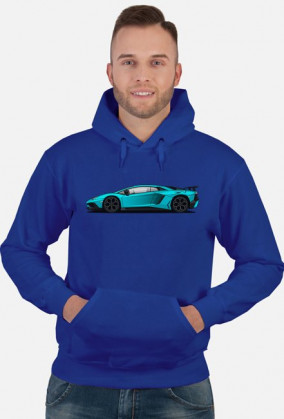 Bluza Lamborghini Aventador SV Niebieski