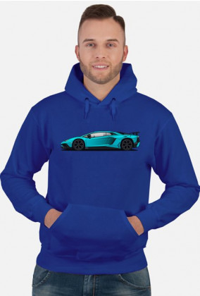 Bluza Lamborghini Aventador SV Niebieski