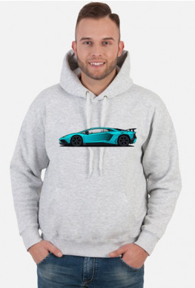 Bluza Lamborghini Aventador SV Niebieski