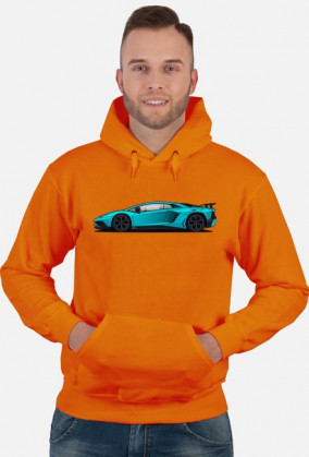 Bluza Lamborghini Aventador SV Niebieski
