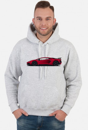 Bluza Lamborghini Aventador SV Czerwony