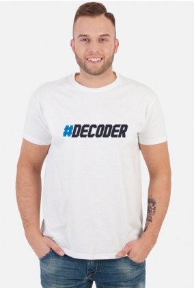 Koszulka męska prezent dla informatyka programisty na mikołajki pod choinkę, na urodziny  - Decoder