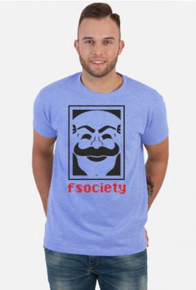 Koszulka męska prezent dla informatyka programisty na mikołajki pod choinkę, na urodziny  - FSOCIETY