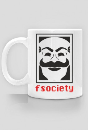 Kubek specjalnie na prezent dla informatyka programisty - FSOCIETY