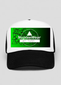 NupsteWear - czapka z daszkiem z zielonym logo kolekcja "green future"