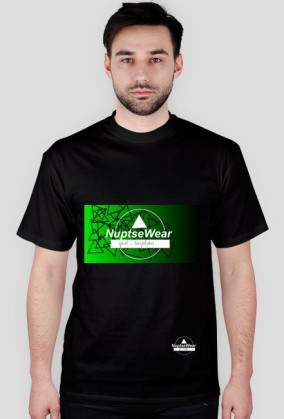 NupsteWear- koszulka z zielonym logo