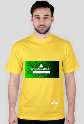 NupsteWear- koszulka z zielonym logo
