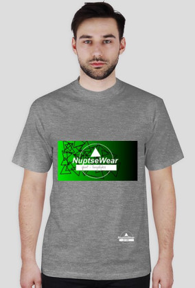 NupsteWear- koszulka z zielonym logo