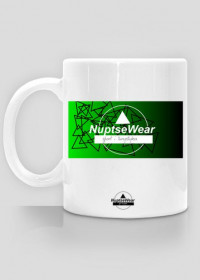 NupsteWear-kubek z zielonym logo