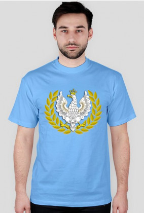 Koszulka patriotyczna Orzeł II RP Wieniec