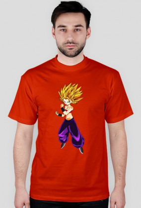 Koszulka męska Super Saiyan 2 Caulifla