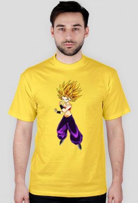 Koszulka męska Super Saiyan 2 Caulifla