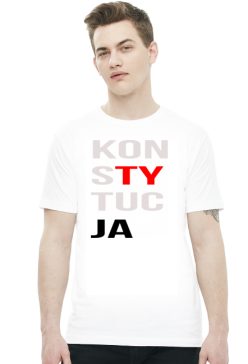 KonsTYtucJA - Męska jasna