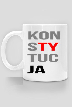 KonsTYtucJA - kubek
