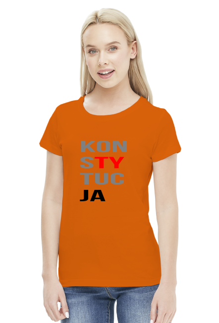 KonsTYtucJA - damska jasna