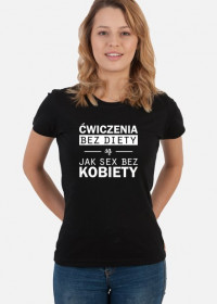 ĆWICZENIA BEZ DIETY / t-shirt black