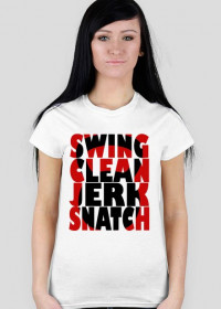 Swing Clean Jerk Snatch Lady