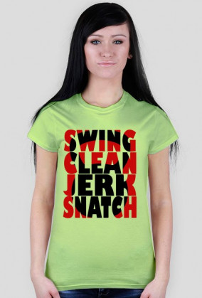 Swing Clean Jerk Snatch Lady