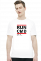 Koszulka prezent dla informatyka programisty na mikołajki pod choinkę, na urodziny - Run CMD