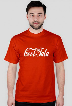 Koszulka CoolTata- koszulka dla taty w stylu CocaCola