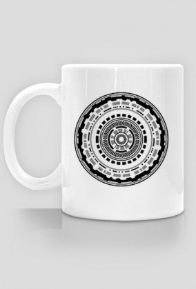 Cyberpunk Mandala Kubek