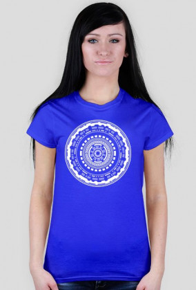 Cyberpunk Mandala Biała
