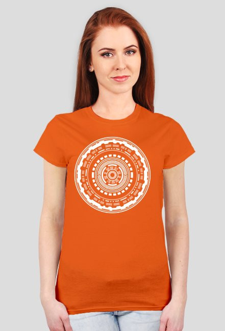 Cyberpunk Mandala Biała