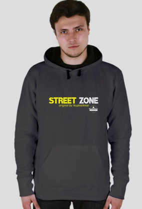 NupsteWear- szara bluza z kolekcji "StreetZone"