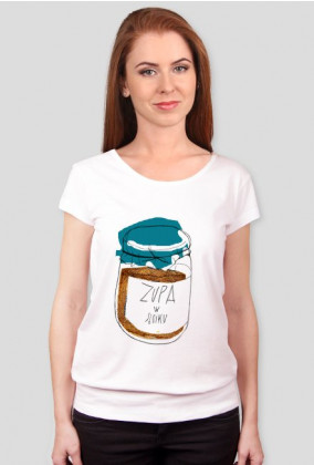 Koszulka damska z Zupą babci Tereni