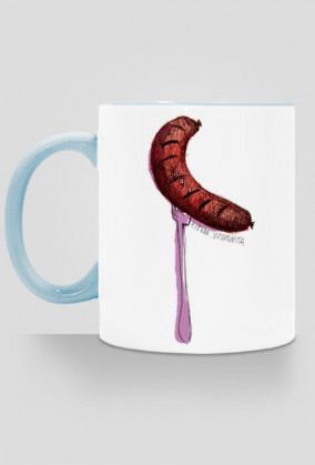 Kubek z kolorowym uchem - KIEŁBA