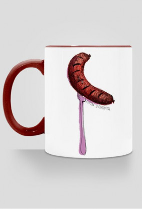 Kubek z kolorowym uchem - KIEŁBA