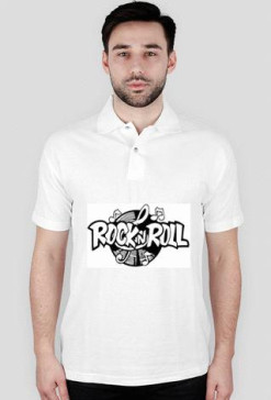 Rock&Roll - Biała - Męska + Kołnierzyk