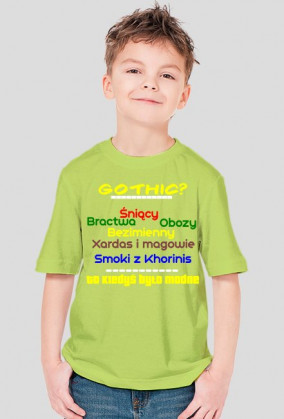 Gothic koszuleczka dla dziecka