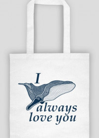 ANIMAL COLLECTION Torba "Whale love you"