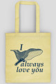 ANIMAL COLLECTION Torba "Whale love you"
