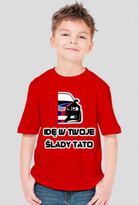BMW - Idę w Twoje ślady Tato (koszulka chłopięca)