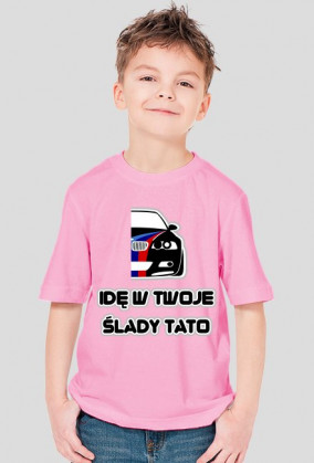 BMW - Idę w Twoje ślady Tato (koszulka chłopięca)
