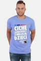 BMW - Ciche samochody zabijają dzieci (koszulka męska) ciemna grafika