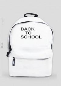 Plecak BACK TO SCHOOL biały
