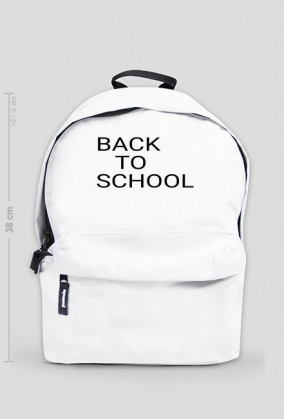 Plecak BACK TO SCHOOL biały