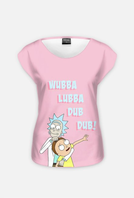 koszulka damka rick and morty