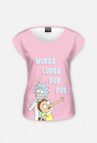 koszulka damka rick and morty