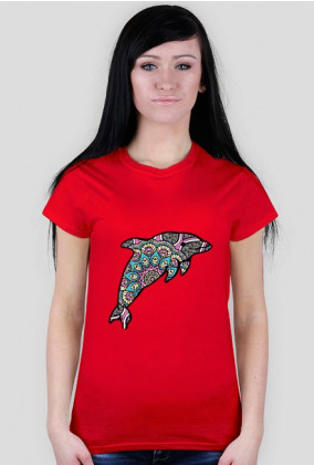 Koszulka "Mandalowy Delfin"