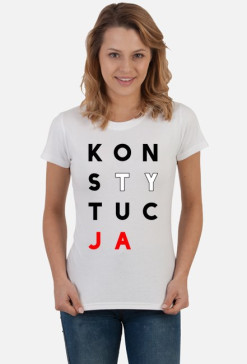 Koszulka KonsTYtucJA damska