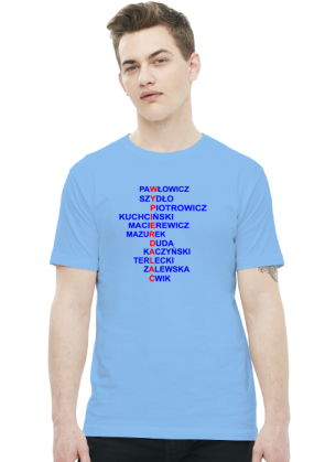 Koszulka z politykami PiS - męska