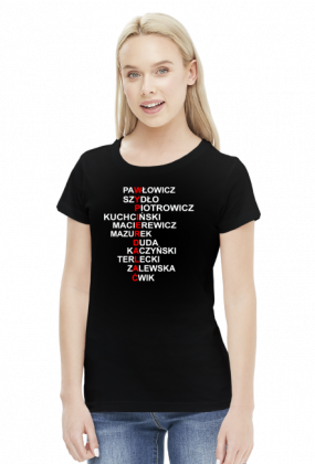 Koszulka z politykami PiS - damska 2.0